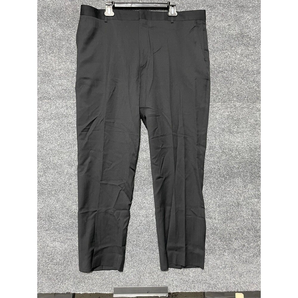 Kenneth Cole Reaction Men's Wool Separate Dress Pants, Black, Size 40